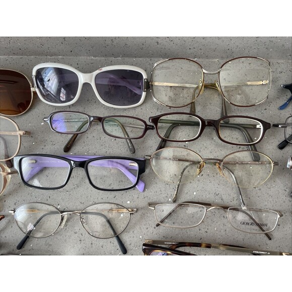 Eyeglasses Eyeglass Frames Only Lot Of 50 Various Brands Mixed Eyewear READ! - Picture 8 of 16